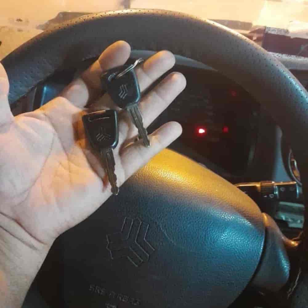 ساخت کلید یدک پراید سی ای ام مدل ۹۲